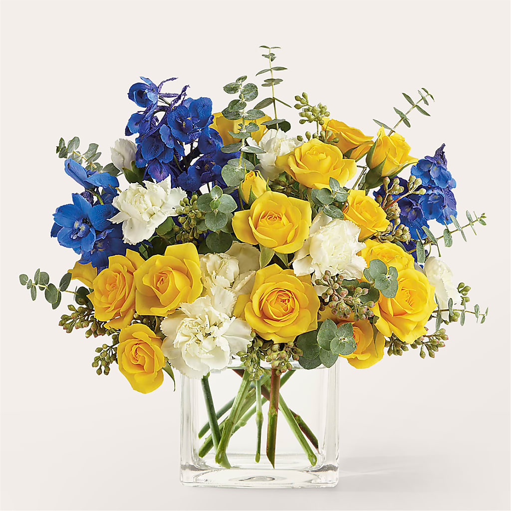 Sparkling Citrine Bouquet – Leysha Flowers, Middlesex NJ