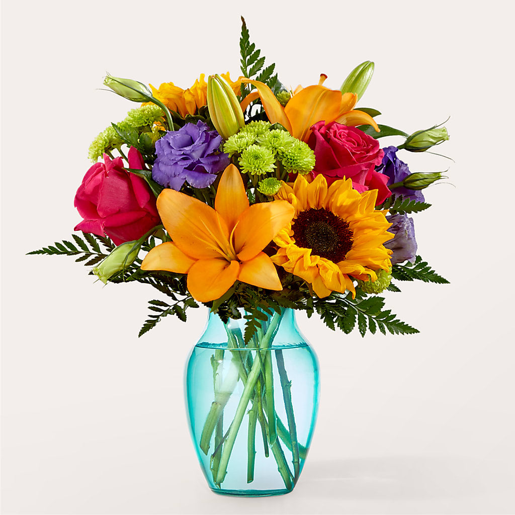 Double Rainbow Bouquet – Leysha Flowers, Middlesex NJ