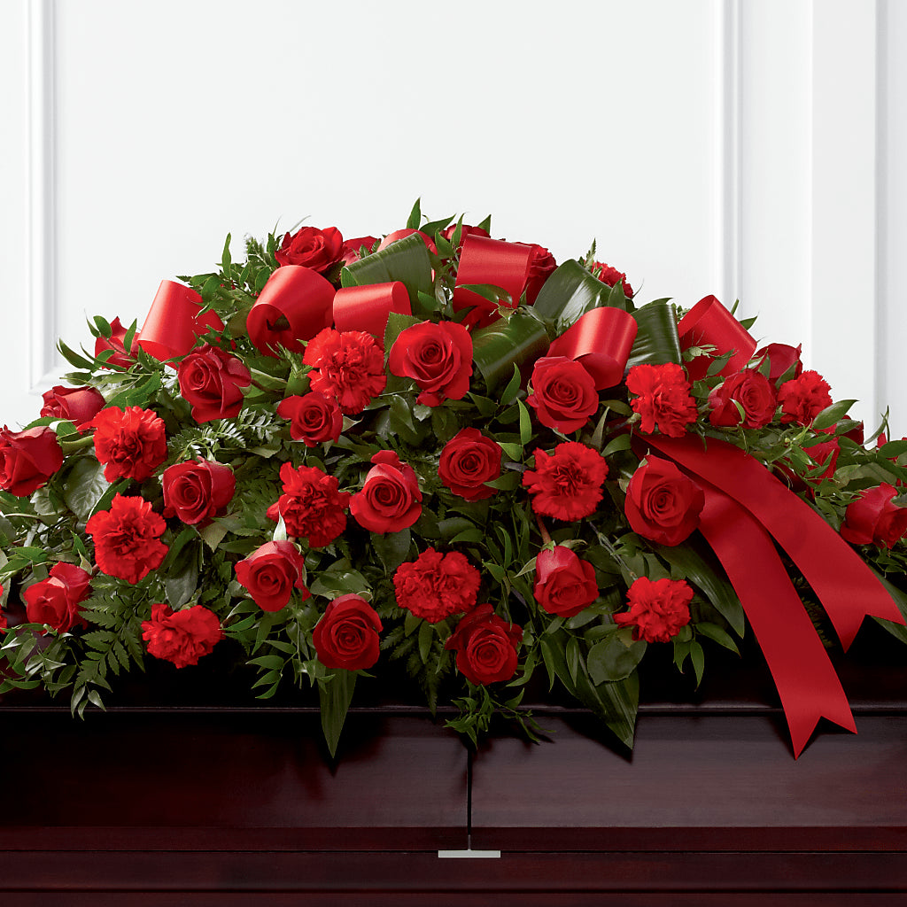 Tribute of Life Casket Spray – Leysha Flowers, Middlesex NJ