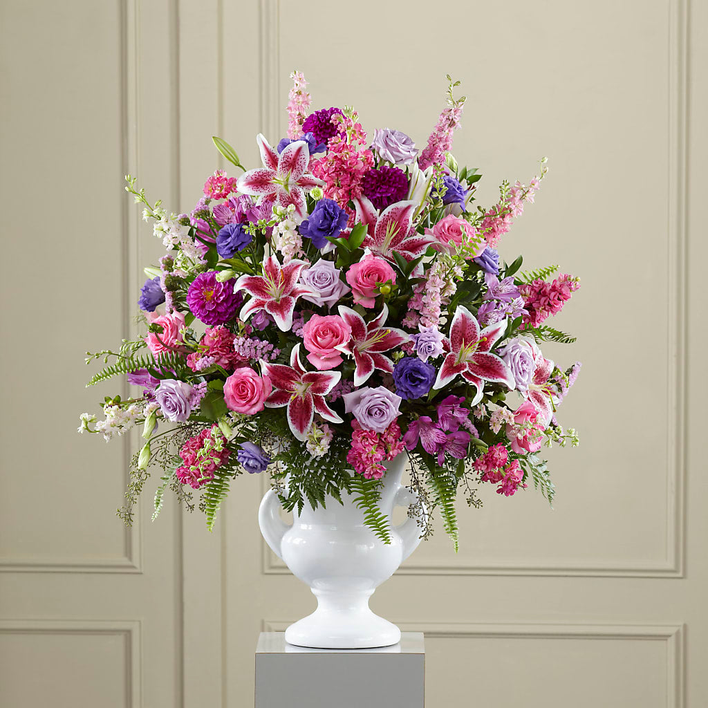 Peaceful Tribute Arrangement – Leysha Flowers, Middlesex NJ