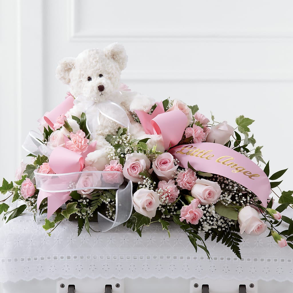 Touch of Sympathy Casket Spray – Leysha Flowers, Middlesex NJ