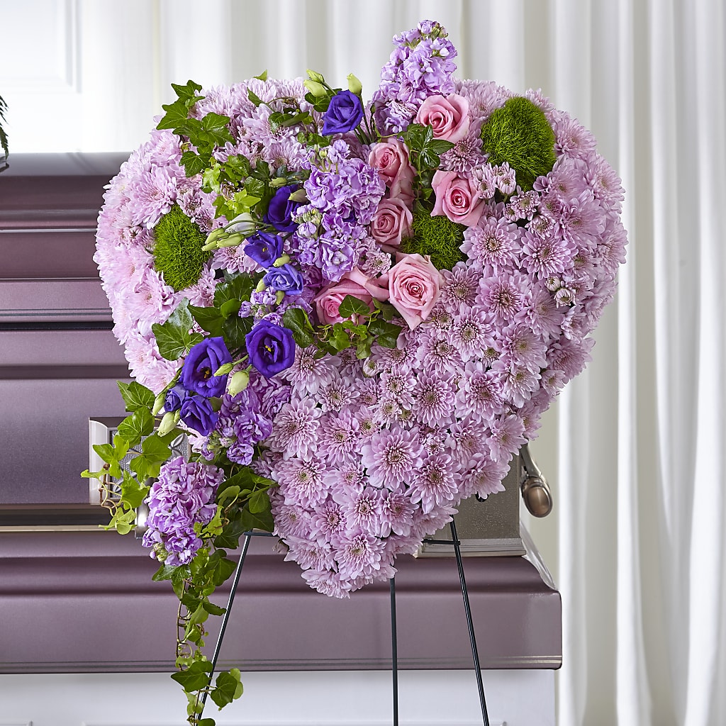 Treasured Love Standing Heart – Leysha Flowers, Middlesex NJ