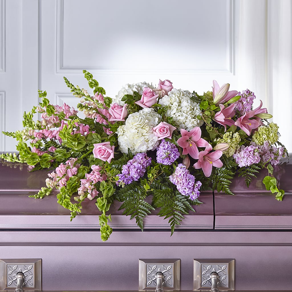 Life's Gratitude Casket Spray – Leysha Flowers, Middlesex NJ