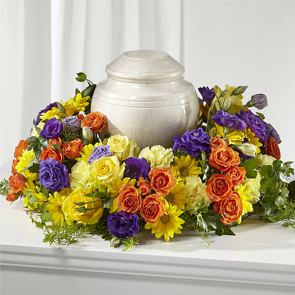 Blossoms of Remembrance Cremation Adornment – Leysha Flowers, Middlesex NJ