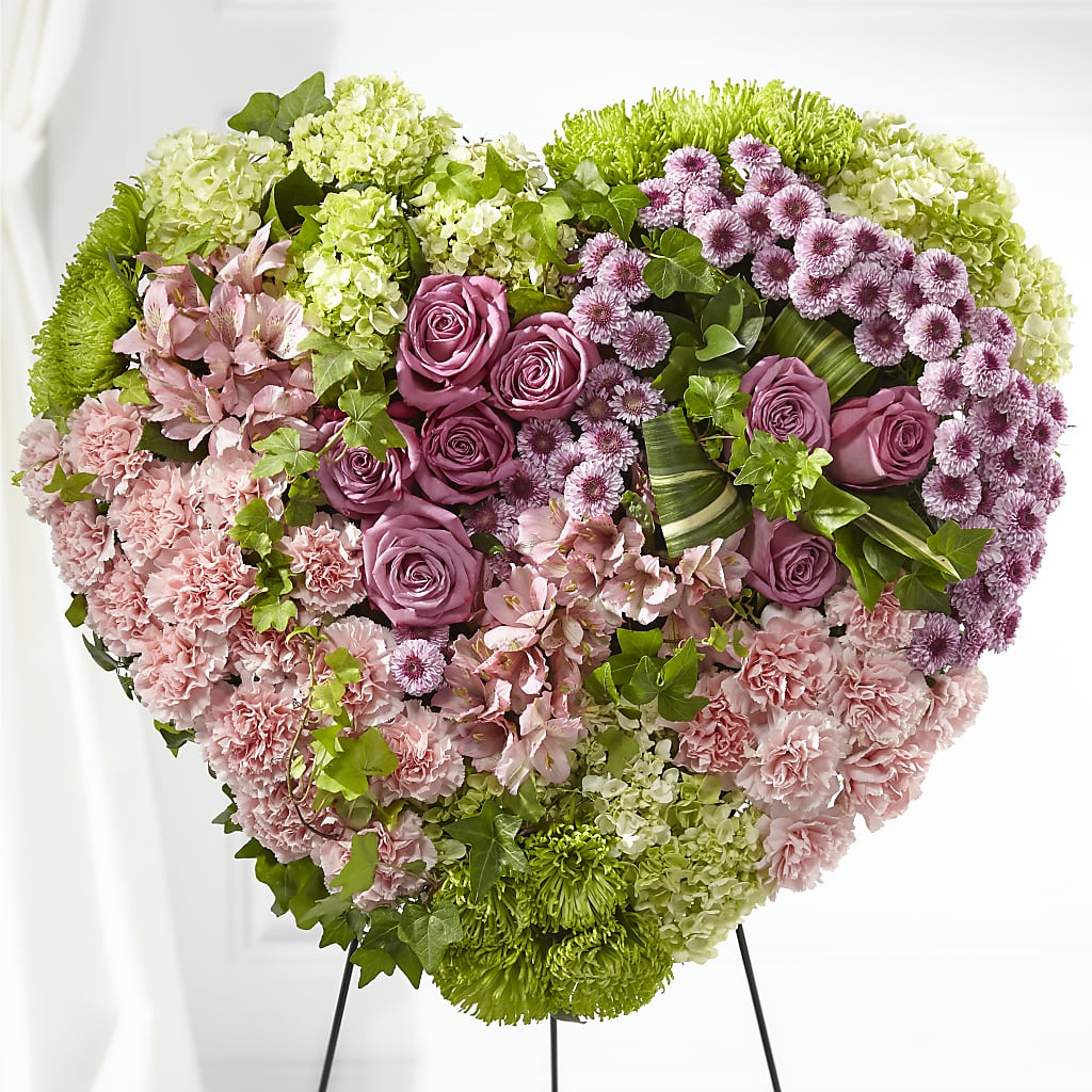 Heartwarming Standing Heart – Leysha Flowers, Middlesex NJ