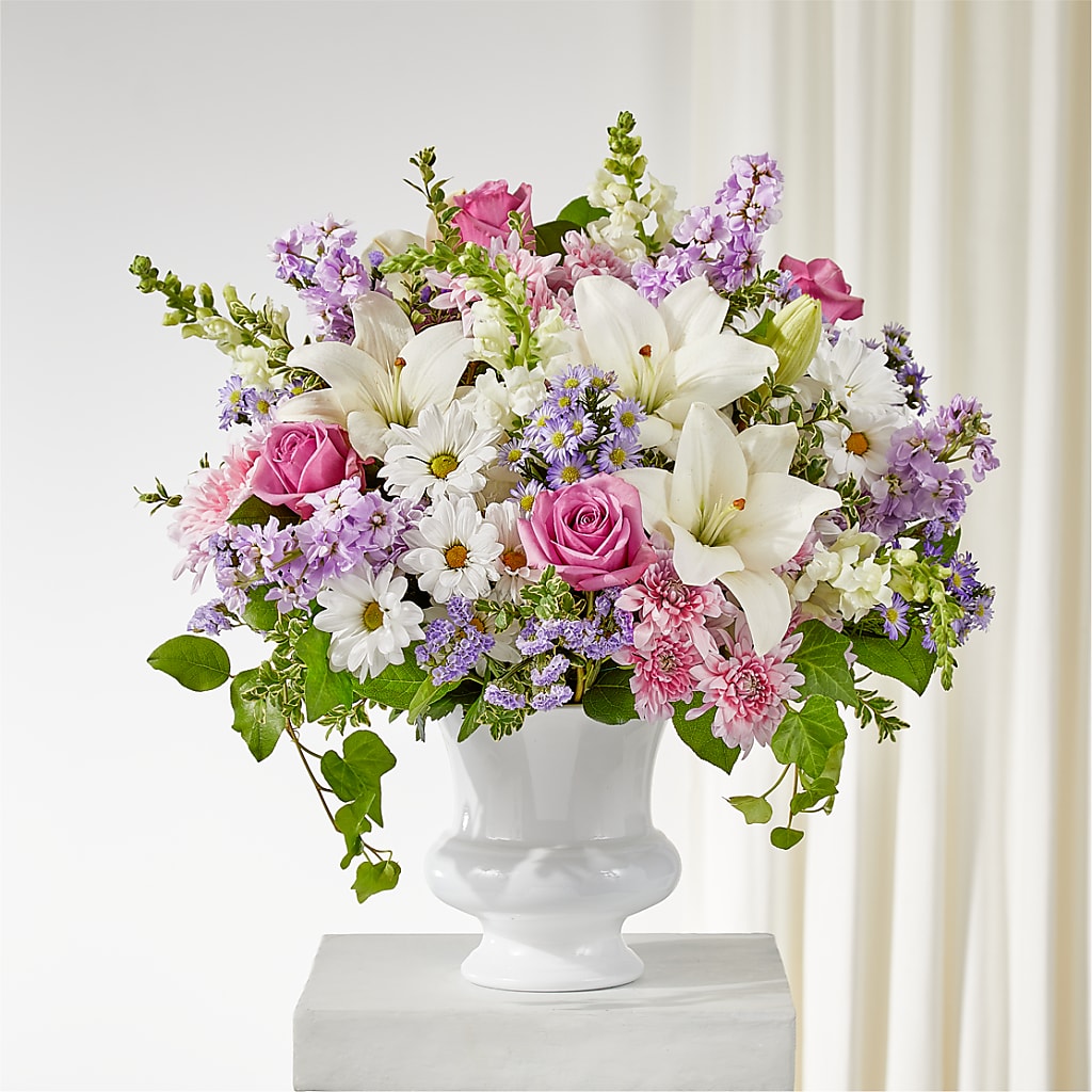 Remarkable Life Urn Arrangement – Leysha Flowers, Middlesex NJ