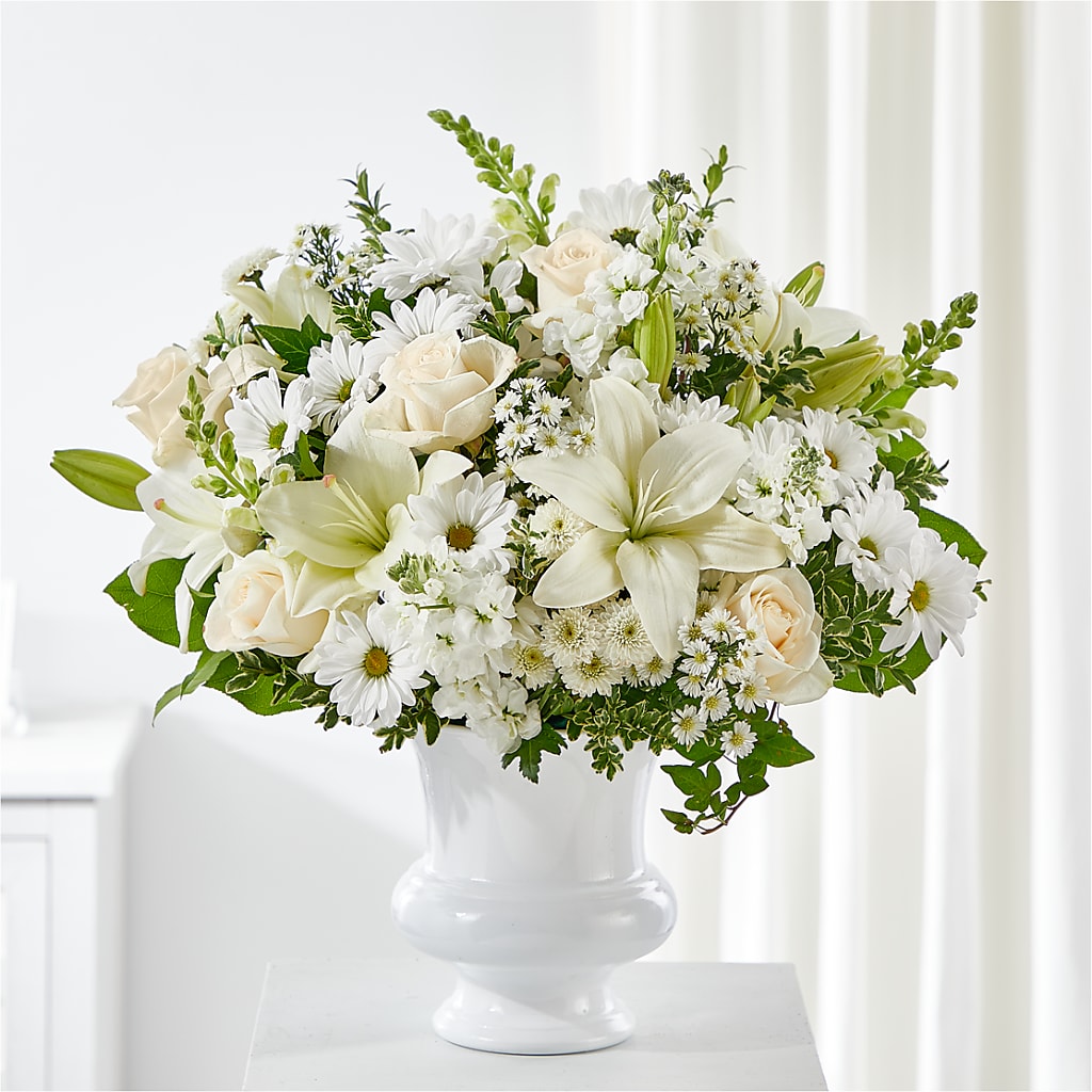 Uplifting Urn Arrangement – Leysha Flowers, Middlesex NJ