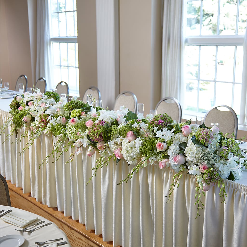 State of Joy Head Table Arrangement – Leysha Flowers, Middlesex NJ