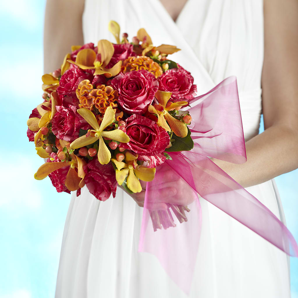 Brilliant Shades of Love Bouquet – Leysha Flowers, Middlesex NJ