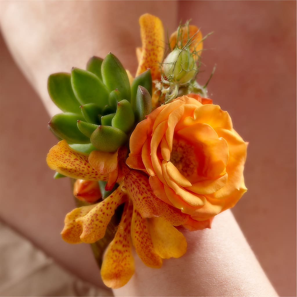 Irresistible Love Wrist Corsage – Leysha Flowers, Middlesex NJ