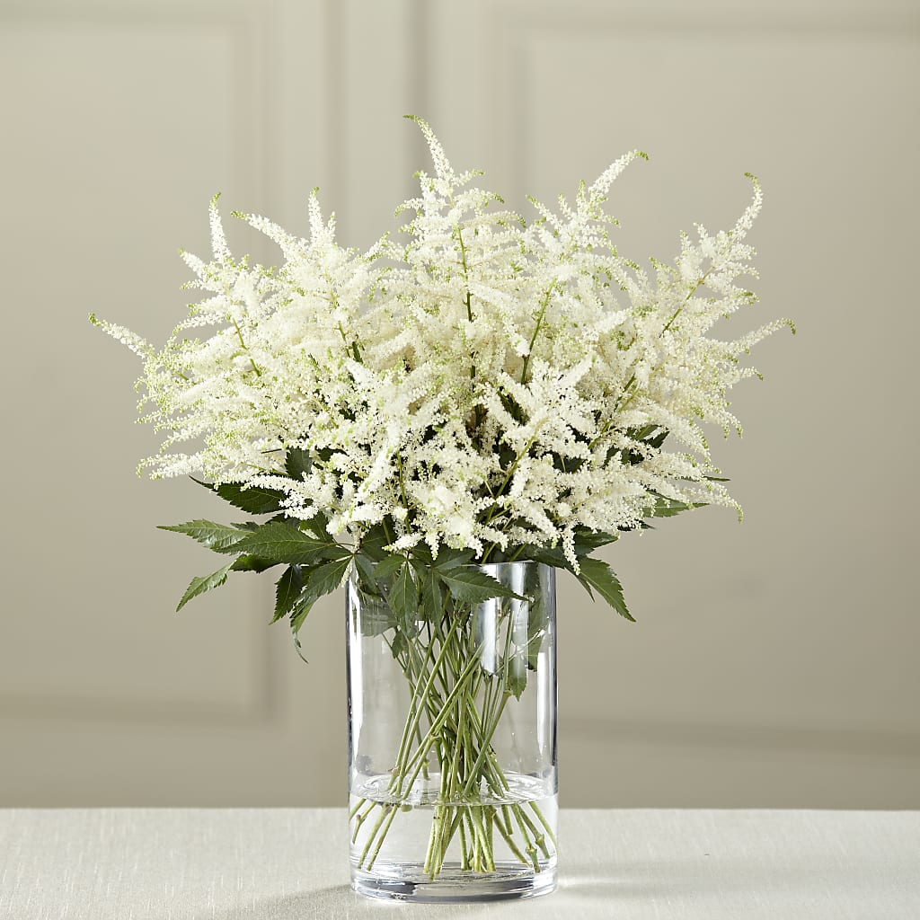 White Astilbe Bouquet – Leysha Flowers, Middlesex NJ