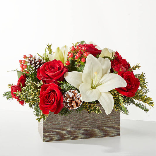 Snowy Wonderland Bouquet –  Leysha Flowers, Middlesex NJ