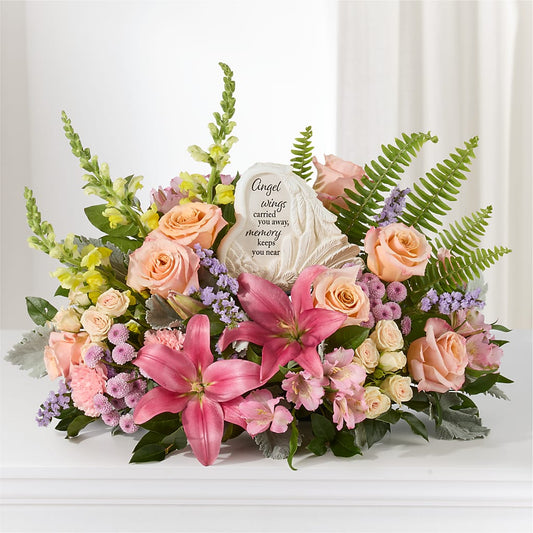 Gentle Light Arrangement –  Leysha Flowers, Middlesex NJ