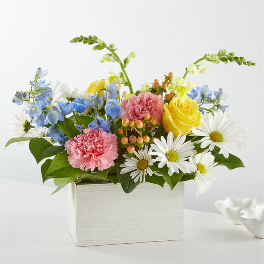 Sun Salutation Box Bouquet –  Leysha Flowers, Middlesex NJ