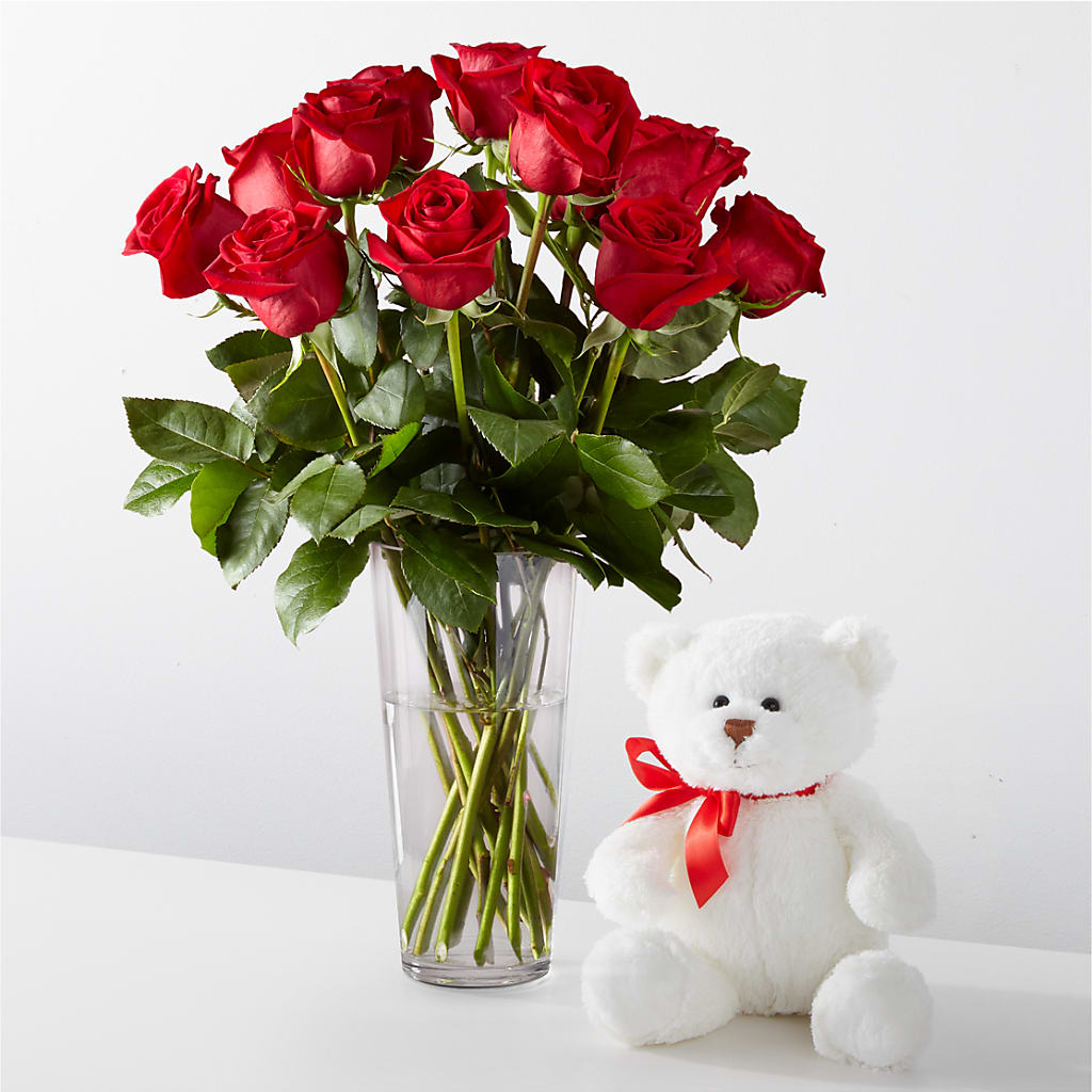 Romantic Long Stem Red Rose Bouquet Bundles –  Leysha Flowers, Middlesex NJ