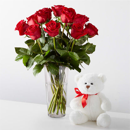 Romantic Long Stem Red Rose Bouquet Bundles –  Leysha Flowers, Middlesex NJ