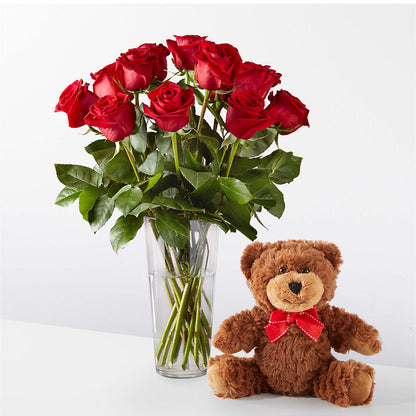 Romantic Long Stem Red Rose Bouquet Bundles –  Leysha Flowers, Middlesex NJ