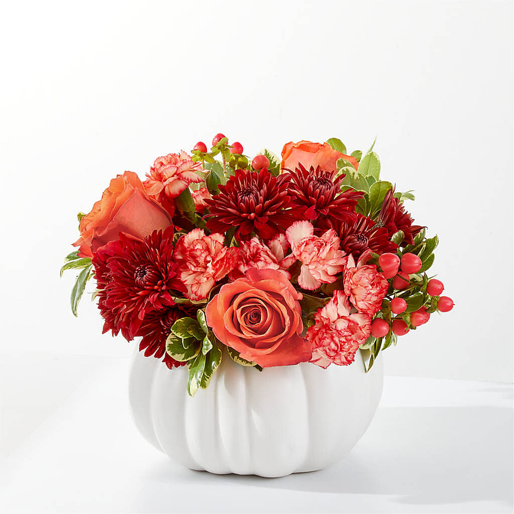 Autumn Air Pumpkin Bouquet –  Leysha Flowers, Middlesex NJ