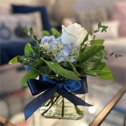 Sky Blue Delight Bouquet –  Leysha Flowers, Middlesex NJ