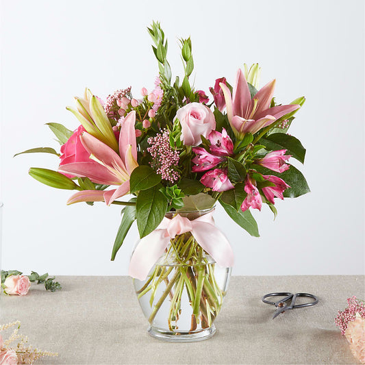 Pink Ribbon - A Florist Original –  Leysha Flowers, Middlesex NJ