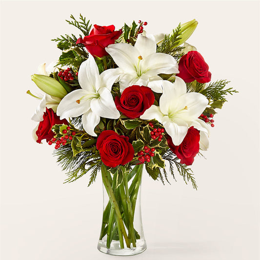 Sparkling Snowflakes Bouquet –  Leysha Flowers, Middlesex NJ