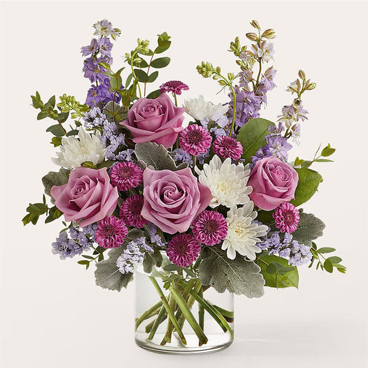 Violet Frost Bouquet –  Leysha Flowers, Middlesex NJ