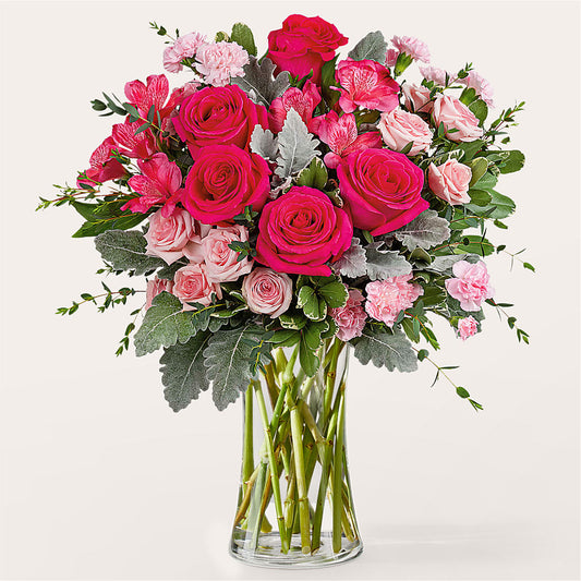 Tickled Pink Bouquet –  Leysha Flowers, Middlesex NJ