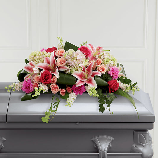 Splendid Grace Casket Spray –  Leysha Flowers, Middlesex NJ