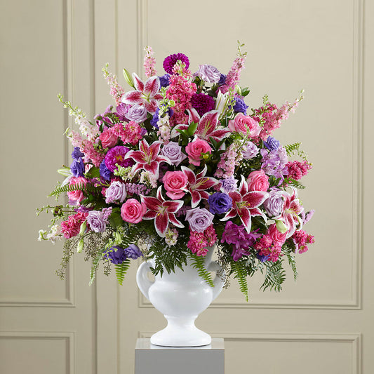 Peaceful Tribute Arrangement –  Leysha Flowers, Middlesex NJ