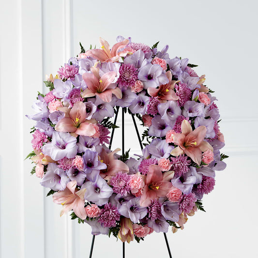 Beloved Friend Wreath –  Leysha Flowers, Middlesex NJ