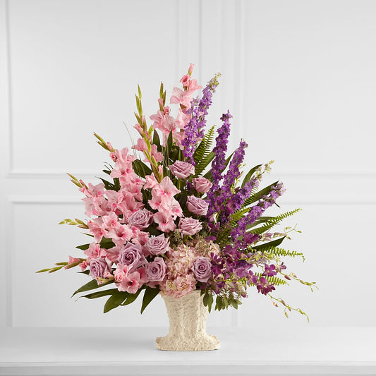 Flowing Garden Arrangement –  Leysha Flowers, Middlesex NJ