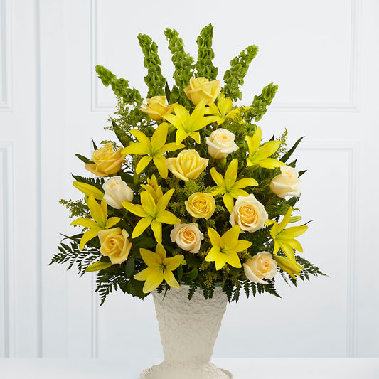 Golden Memories Arrangement –  Leysha Flowers, Middlesex NJ