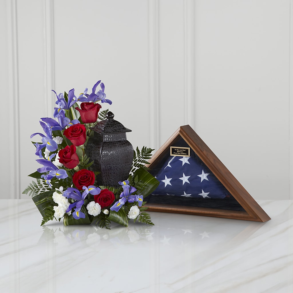 Patriotic Tribute Arrangement –  Leysha Flowers, Middlesex NJ