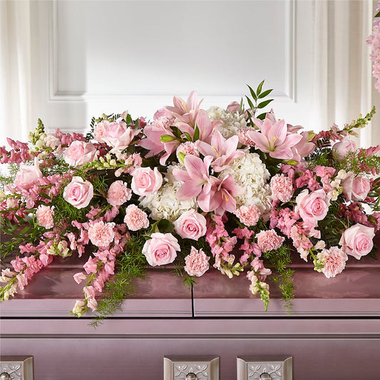 Life & Remembrance Casket Spray –  Leysha Flowers, Middlesex NJ