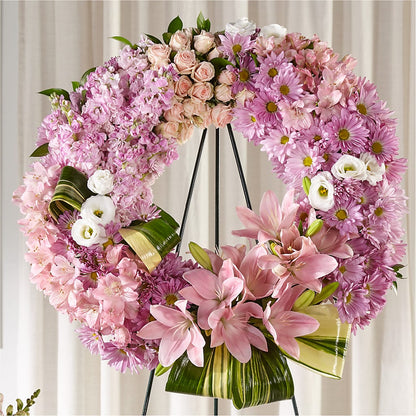 Gift of Warmth Wreath –  Leysha Flowers, Middlesex NJ