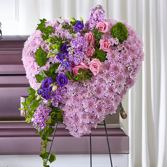 Treasured Love Standing Heart –  Leysha Flowers, Middlesex NJ