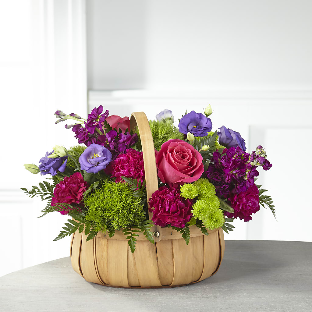 Serene Sanctuary Basket –  Leysha Flowers, Middlesex NJ