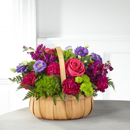 Serene Sanctuary Basket –  Leysha Flowers, Middlesex NJ