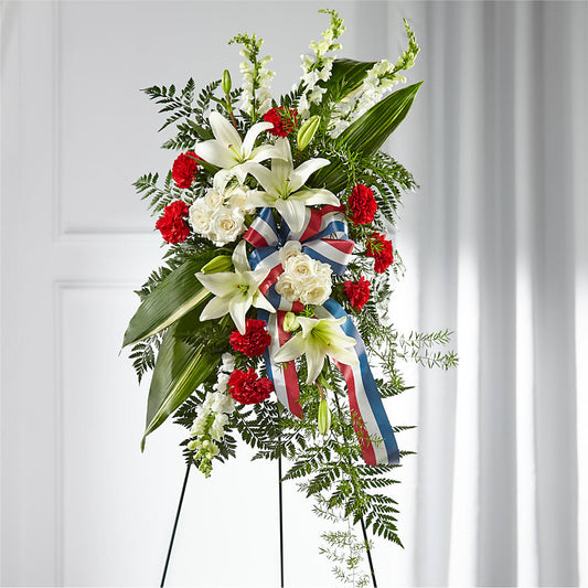 Stars of Life Standing Spray –  Leysha Flowers, Middlesex NJ