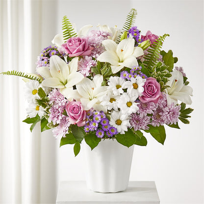 Warmest Thoughts Tabletop Basket –  Leysha Flowers, Middlesex NJ