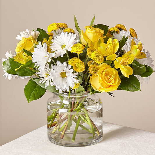 Sunny Sentiments Bouquet –  Leysha Flowers, Middlesex NJ