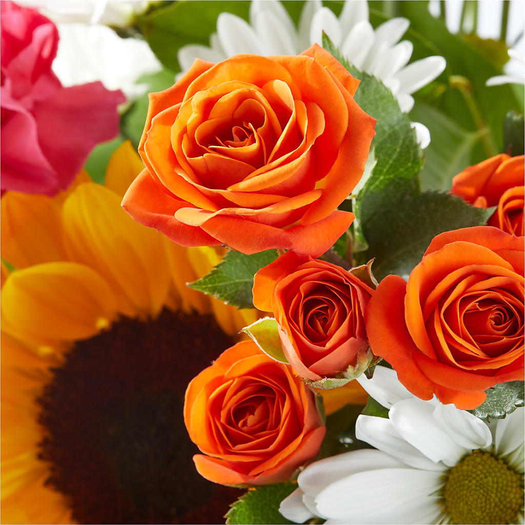 Sun-drenched Blooms Bouquet –  Leysha Flowers, Middlesex NJ