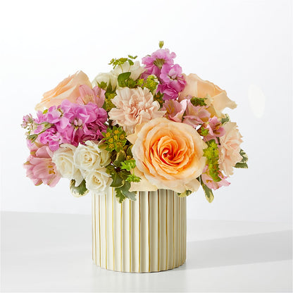 Paradise Bouquet with Ivory Vase –  Leysha Flowers, Middlesex NJ