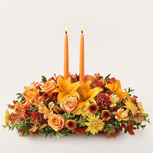 Traditions Centerpiece –  Leysha Flowers, Middlesex NJ