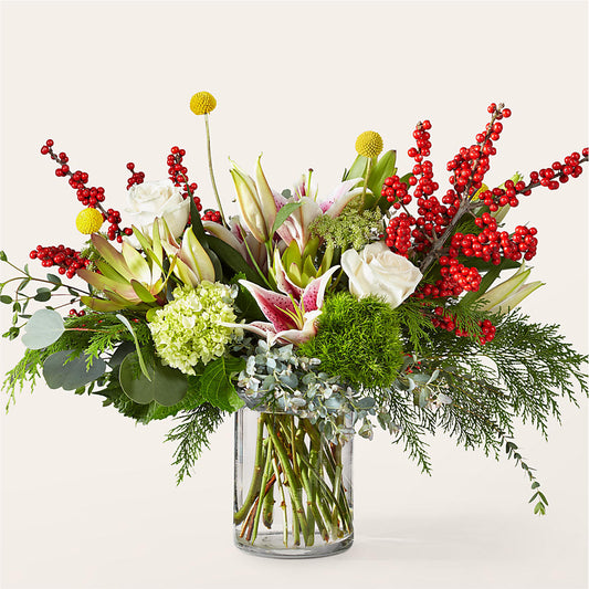 Berry & Bright Bouquet –  Leysha Flowers, Middlesex NJ