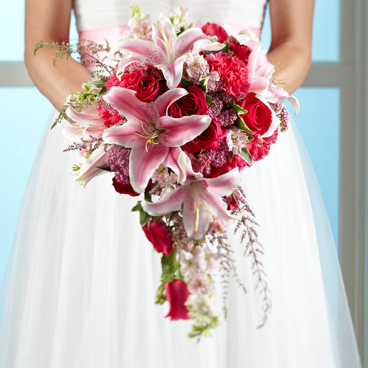 Lily & Rose Bouquet –  Leysha Flowers, Middlesex NJ