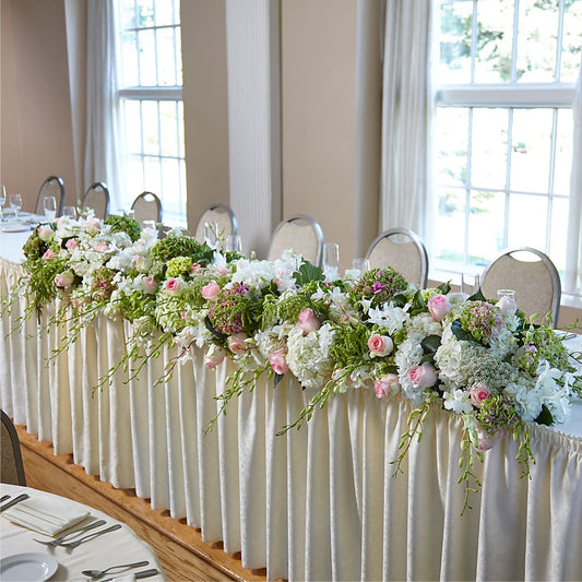 State of Joy Head Table Arrangement –  Leysha Flowers, Middlesex NJ