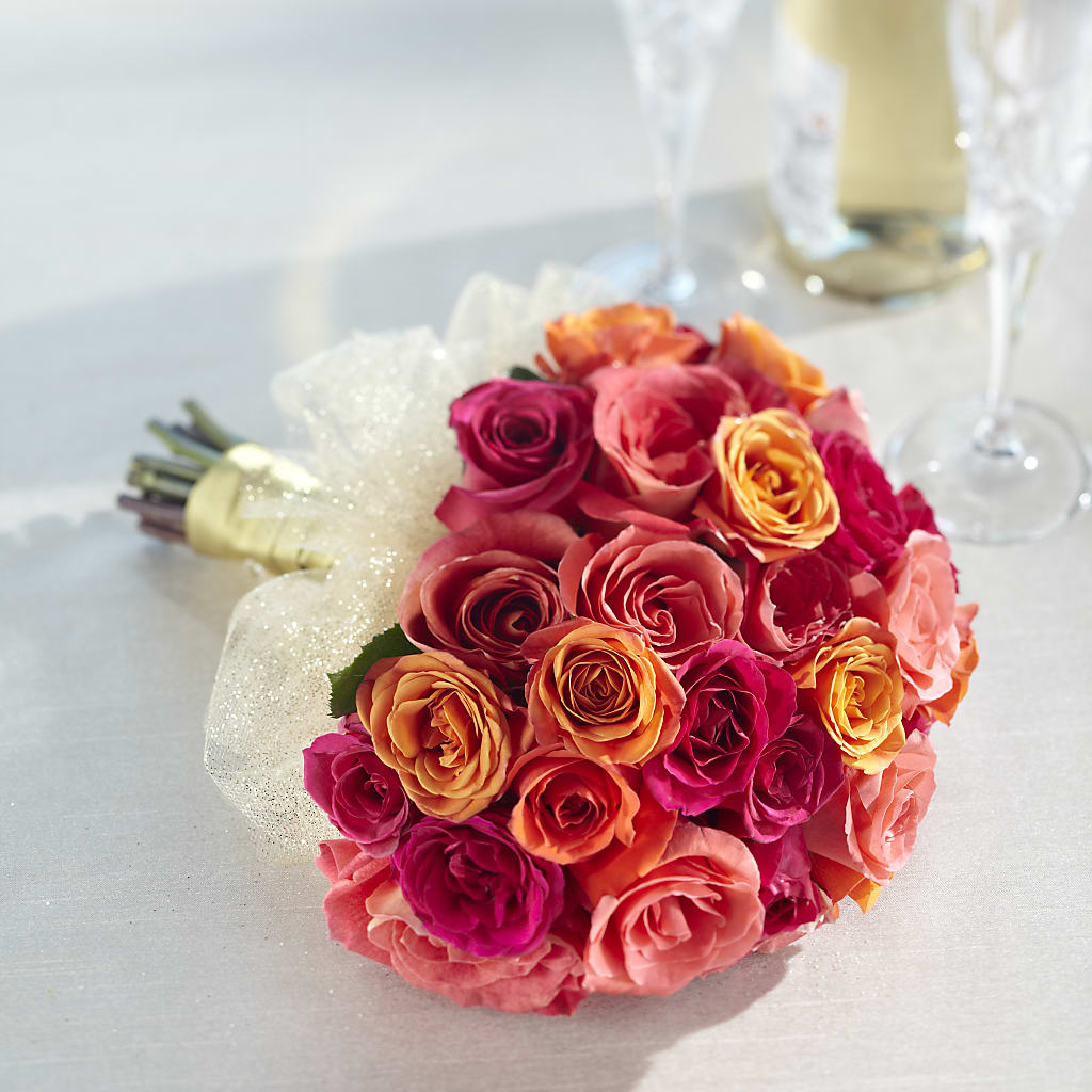 Sweet Roses Bouquet –  Leysha Flowers, Middlesex NJ