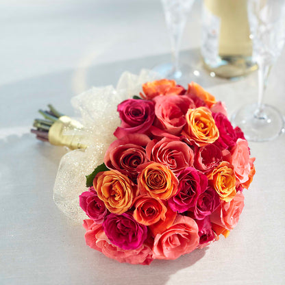 Sweet Roses Bouquet –  Leysha Flowers, Middlesex NJ