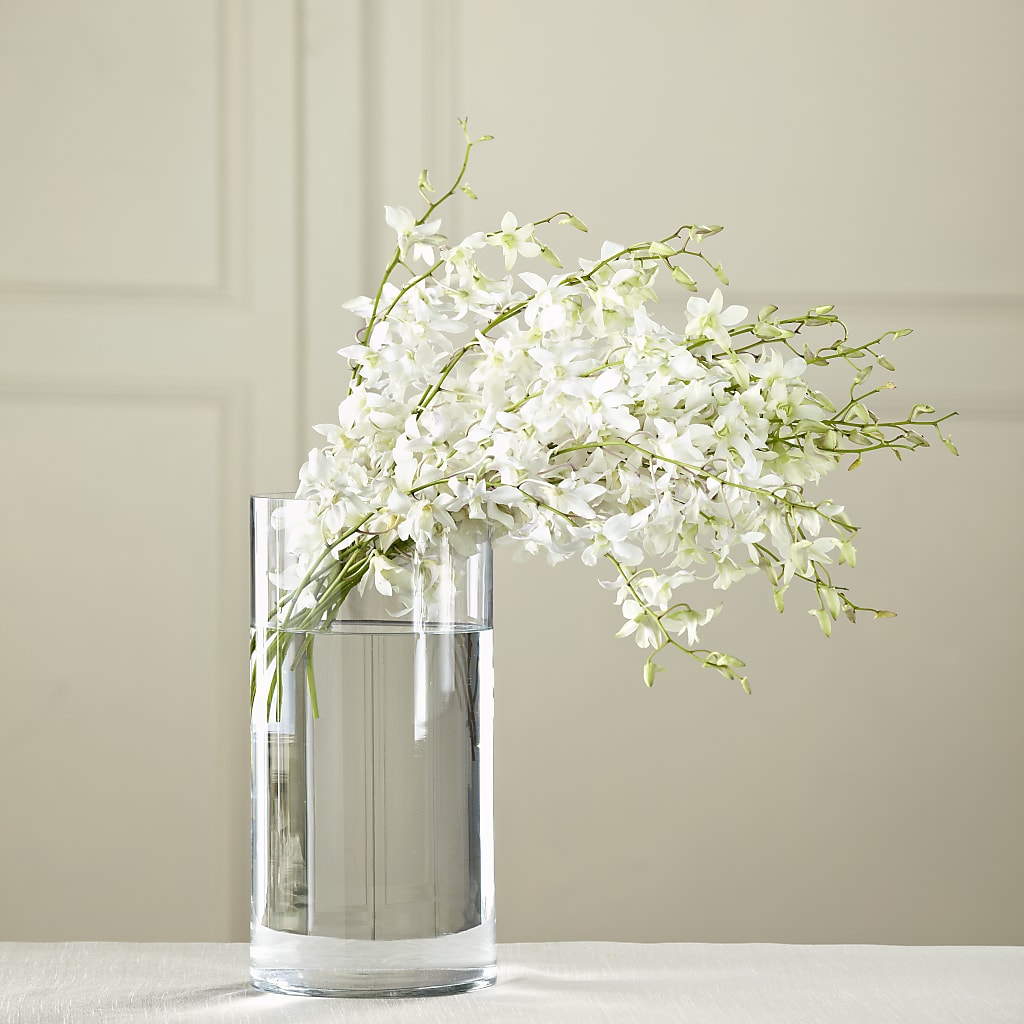 White Dendrobium Bouquet –  Leysha Flowers, Middlesex NJ